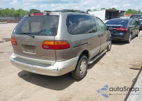 1998 Toyota Sienna Xle from USA, damaged, VIN 4T3ZF13C1WU025575